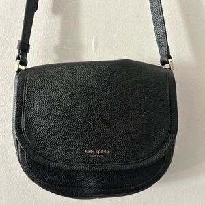 Kate Spade Black Leather Crossbody Bag